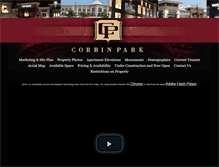Tablet Screenshot of corbinparkop.com